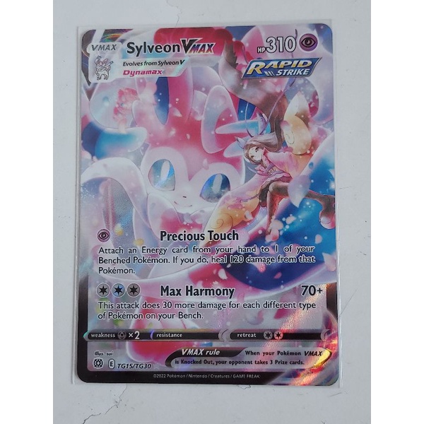 Pokemon Sylveon Vmax Trainer Gallery Brilliant Stars Card Shopee Singapore 