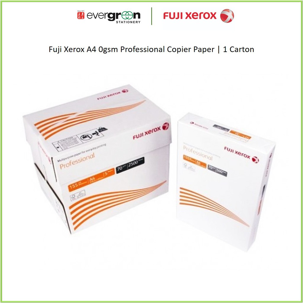 Fuji Xerox A4 70gsm Professional Copier Paper 1 Carton Shopee Singapore
