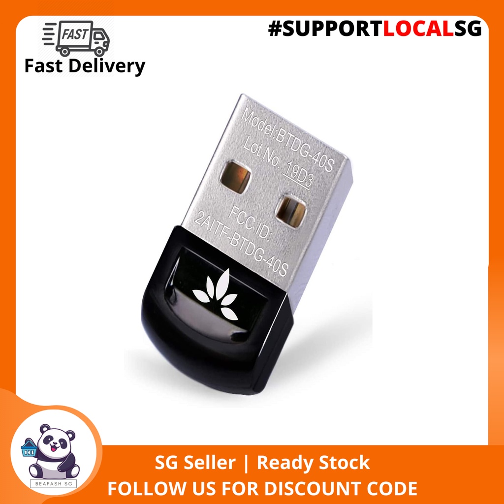 lightweight their Relative size Avantree DG40S USB Bluetooth Adapter for PC, Bluetooth Dongle 4.0 for  Desktop Laptop Computer, Mouse, Keyboard, Headphon | Shopee Singapore