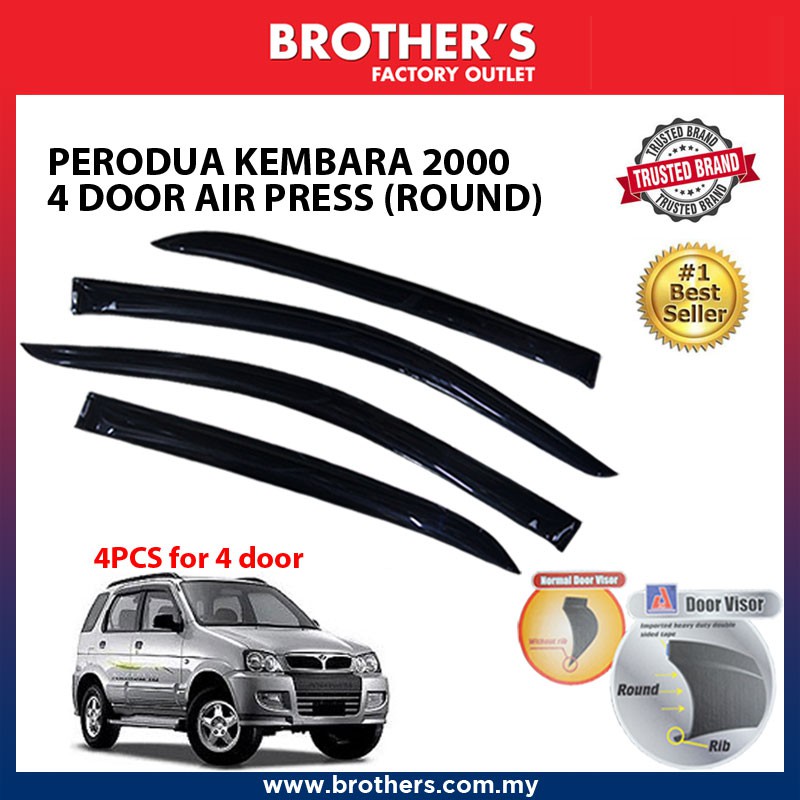 PERODUA KEMBARA 2000 AIR PRESS CAR WINDOW DOOR VISOR WIND 