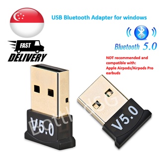 [SG LOCAL SELLER]  Bluetooth 5.0 Wireless Adapter Reciever for Laptop and Desktop