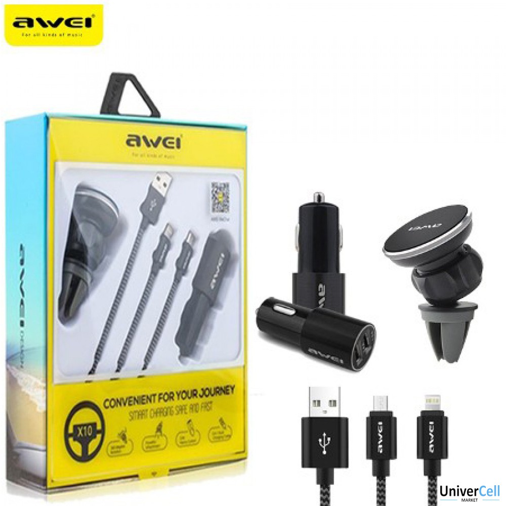 3 way car charger