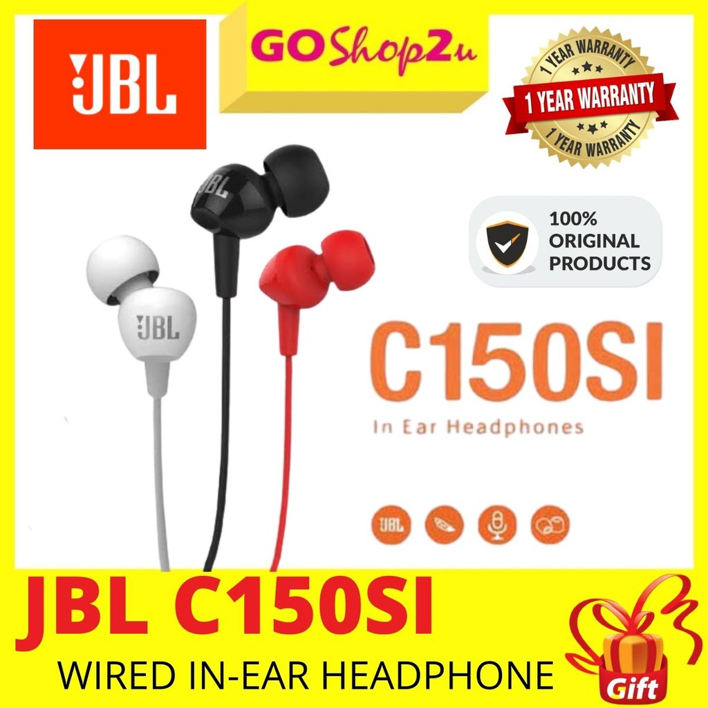jbl c150si wired headset with mic