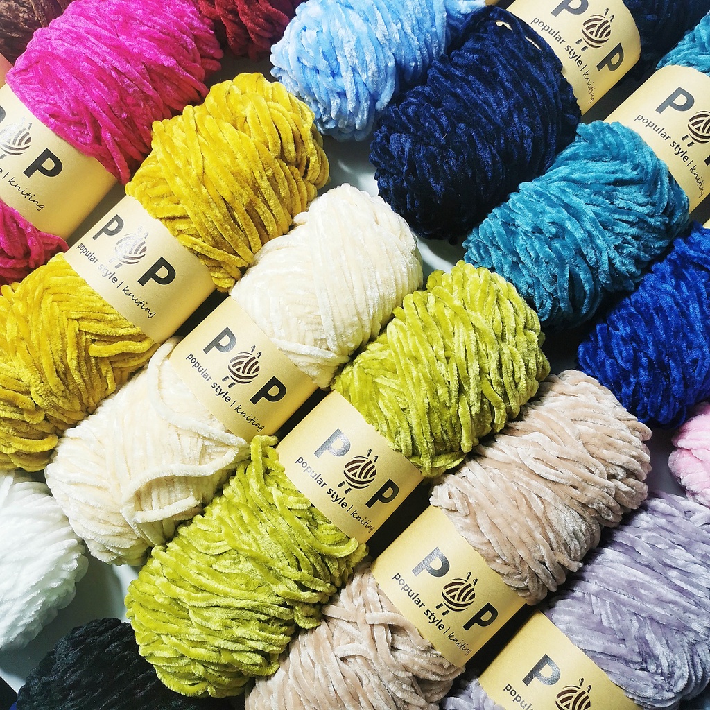 Gold Velvet Yarn Roving Scarf Crochet Knit Wool Yarn Milk Cotton Yarn