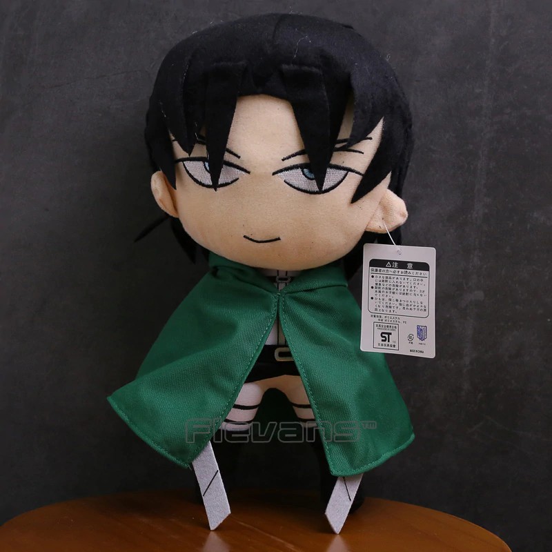 attack on titan levi plush