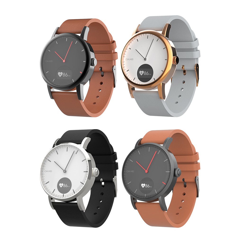 analog watch with heart rate monitor