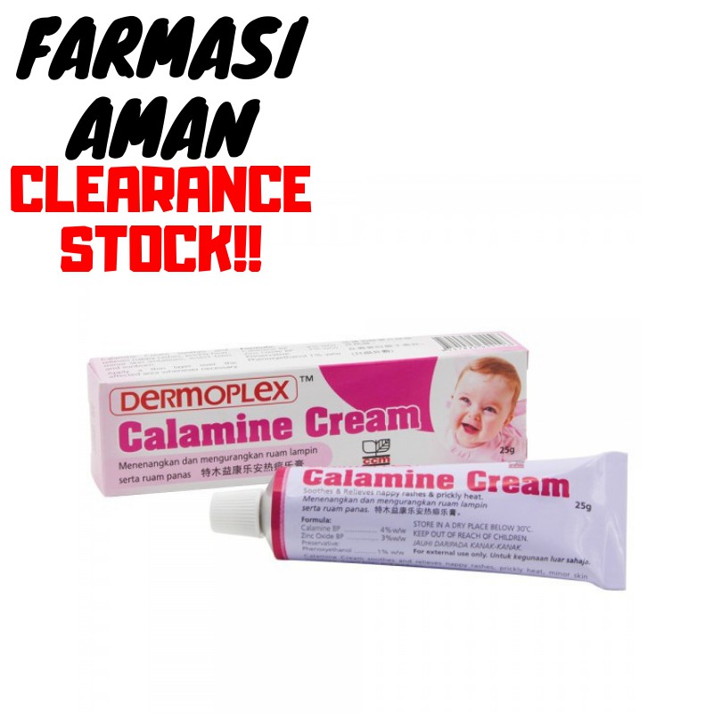 Dermoplex Calamine Cream 25g Shopee Singapore