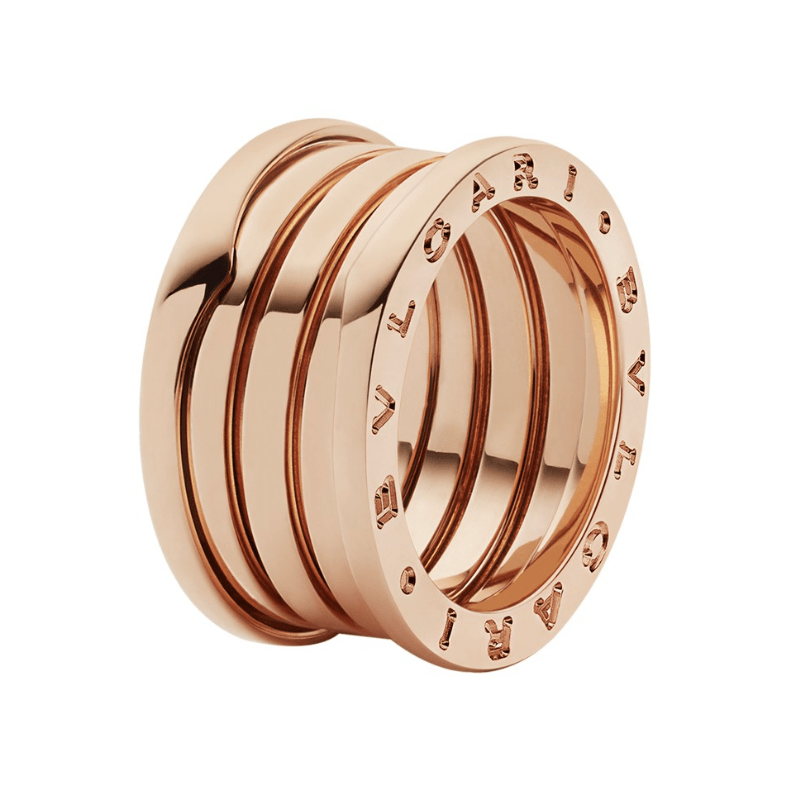 Bvlgari Ring B Zero1 Fashion Men And Women Gold Ring Available In Three Colors Shopee Singapore