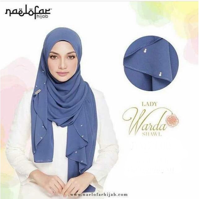 Naelofar Hijab Lady Warda Shawl Shopee Singapore