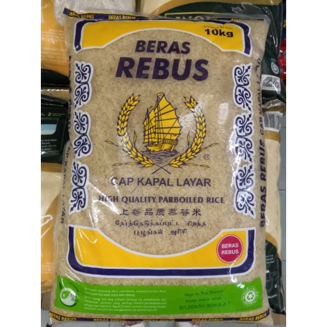 10kg Packing Fee Rm0 50 Boiled Rice Cap Boat Screen Shopee Singapore