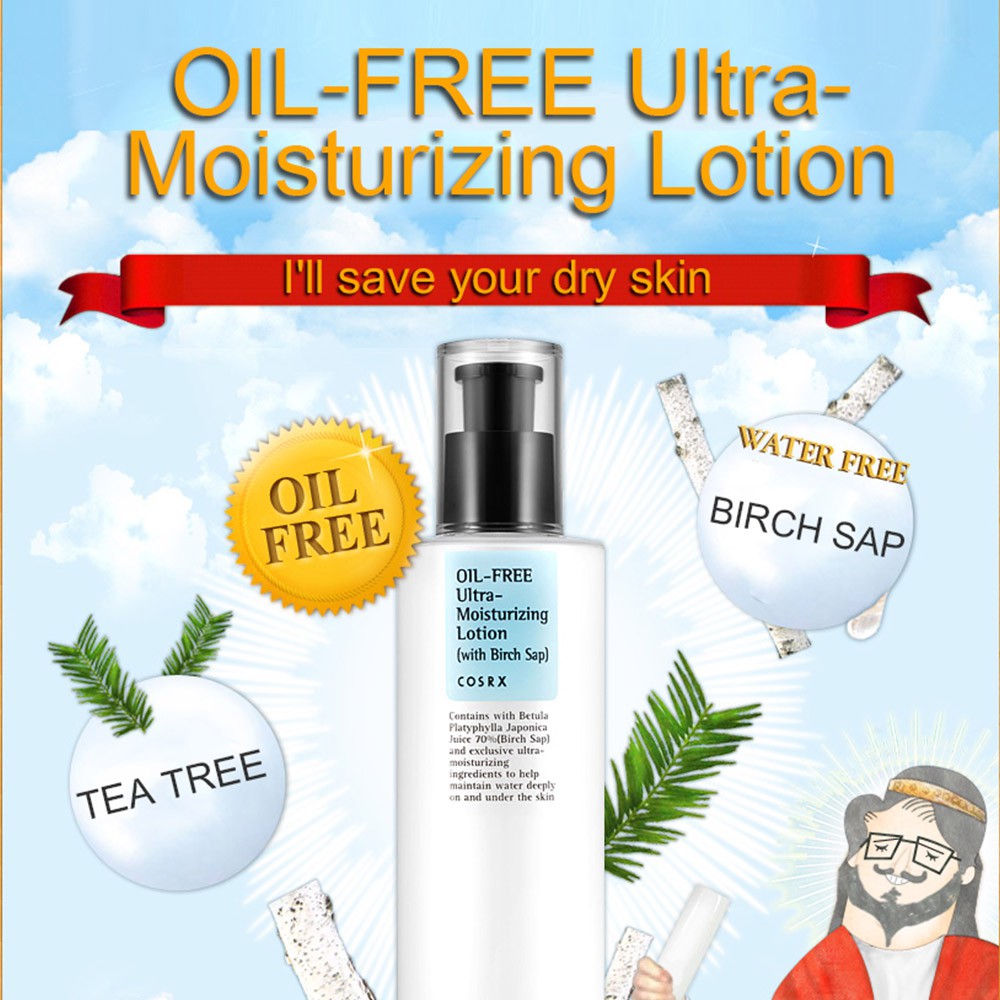 cosrx oil free ultra moisturizing lotion shopee