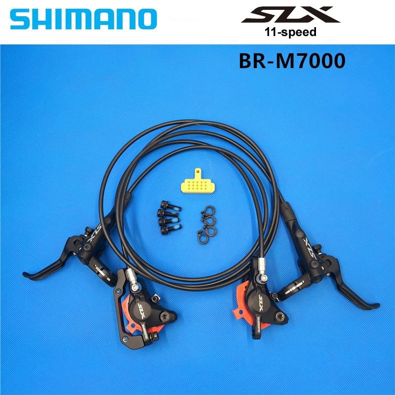 shimano slx m7000 front and rear disc brake set