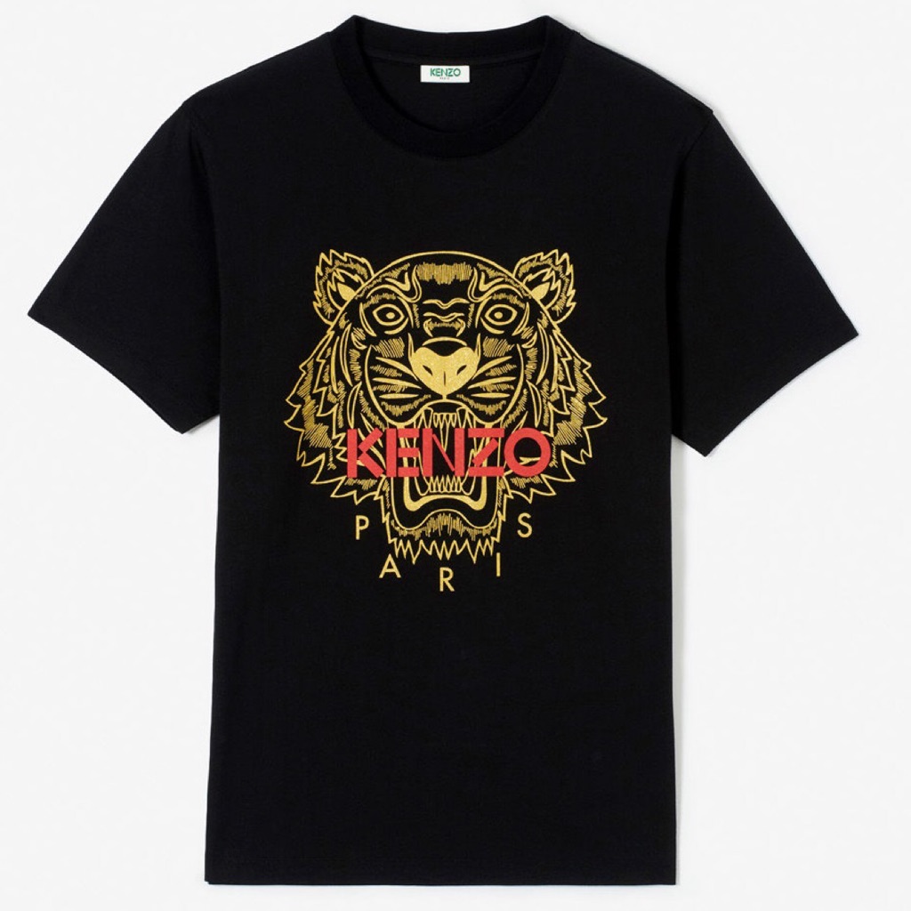 kenzo t shirt gold tiger