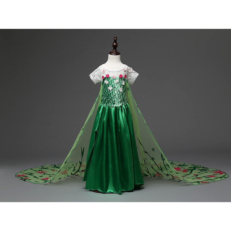 elsa green dress