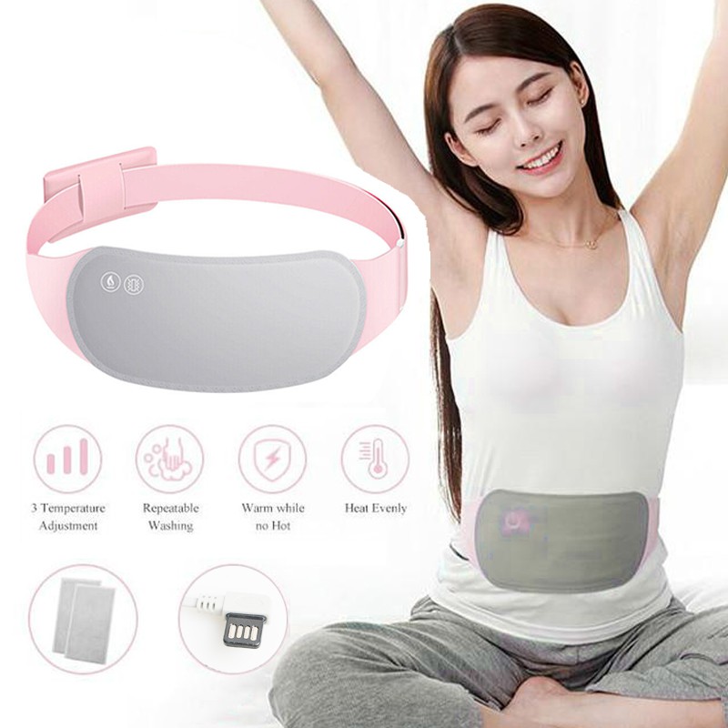Menstrual Heating Pad Belly Belt Massage For Abdominal Pain Relief 想像を超えての