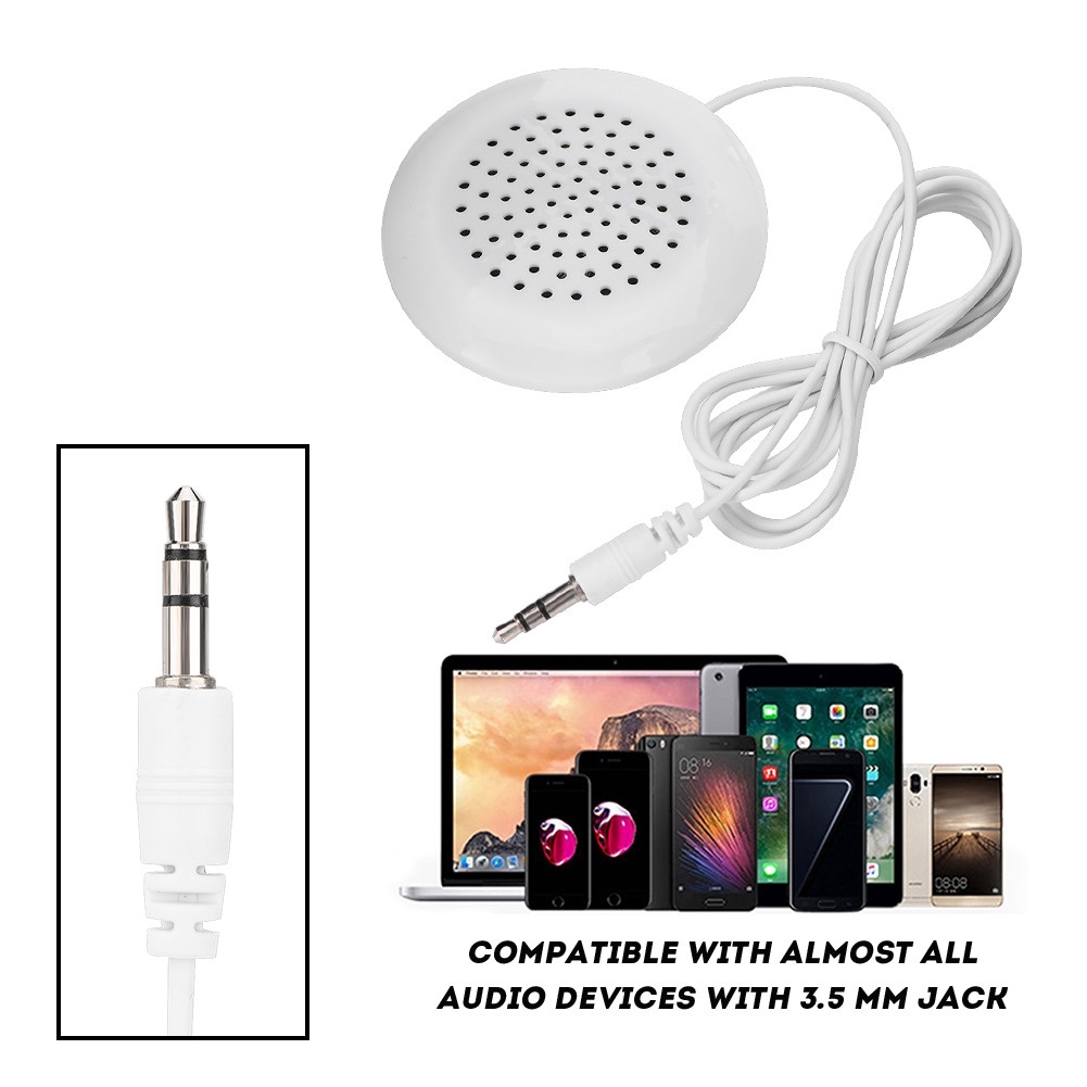 New Diy Pillow Speaker 3 5mm Mini Stereo Speaker Shopee Singapore