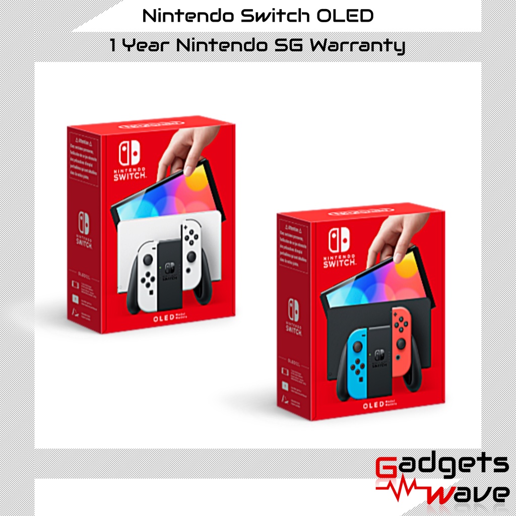 Nintendo Switch OLED Console White / Neon [Nintendo SG Warranty