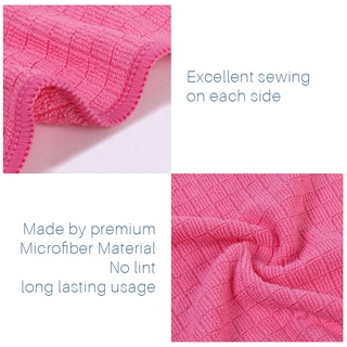 4pc Microfibre Kitchen Cloth All Purpose Towel Easy Wash Super Absorbent Soft Antibacterial Cleaning Rag #3