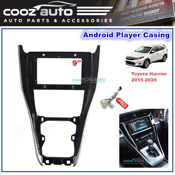 Shop Malaysia Toyota Harrier 2015 2020 Dashboard Audio Android Player Radio Fm Casing Frame Free Wiring Shopee Singapore