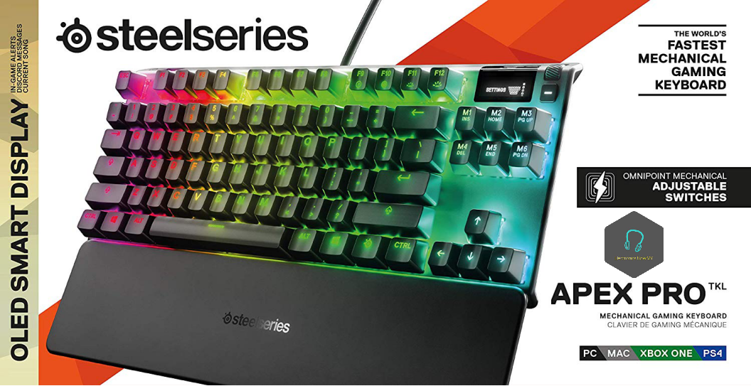 Steelseries Apex Pro Tkl Rgb Omnipoint Mechanical Wired Gaming Keyboard Shopee Singapore