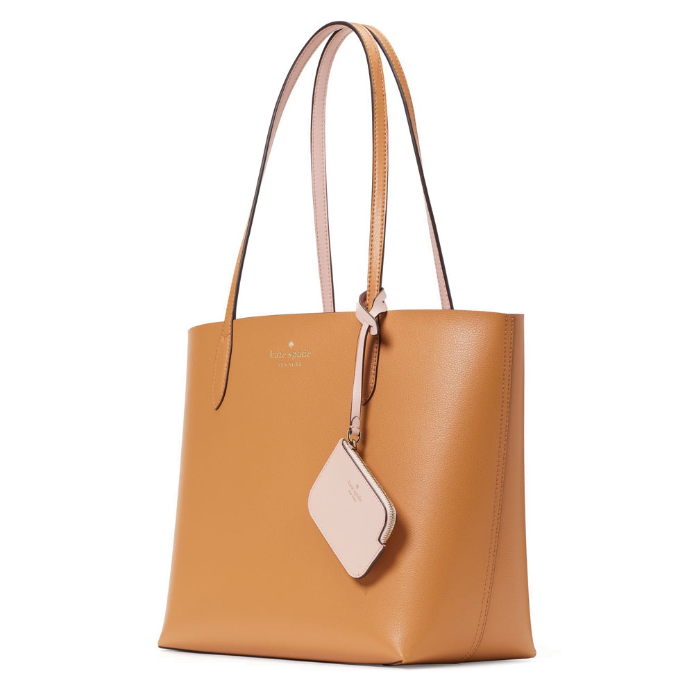 Image of Kate Spade Handbag With Gift Paper Bag Ava Reversible Tote Classic Sand Light Brown # K6052 #6