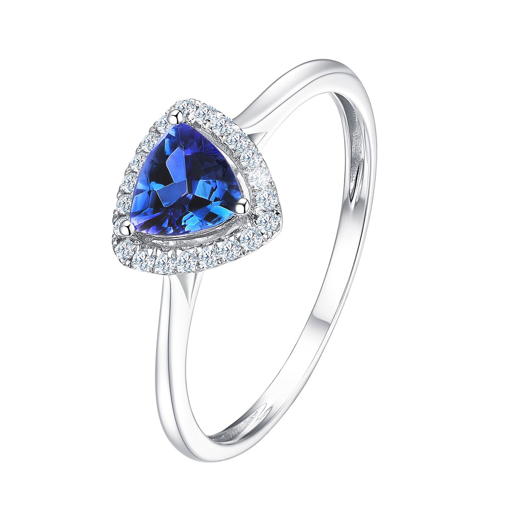 TAKA Jewellery Spectra Tanzanite Diamond Ring 18KW | Shopee Singapore