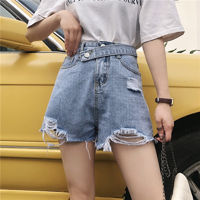 tassel shorts denim
