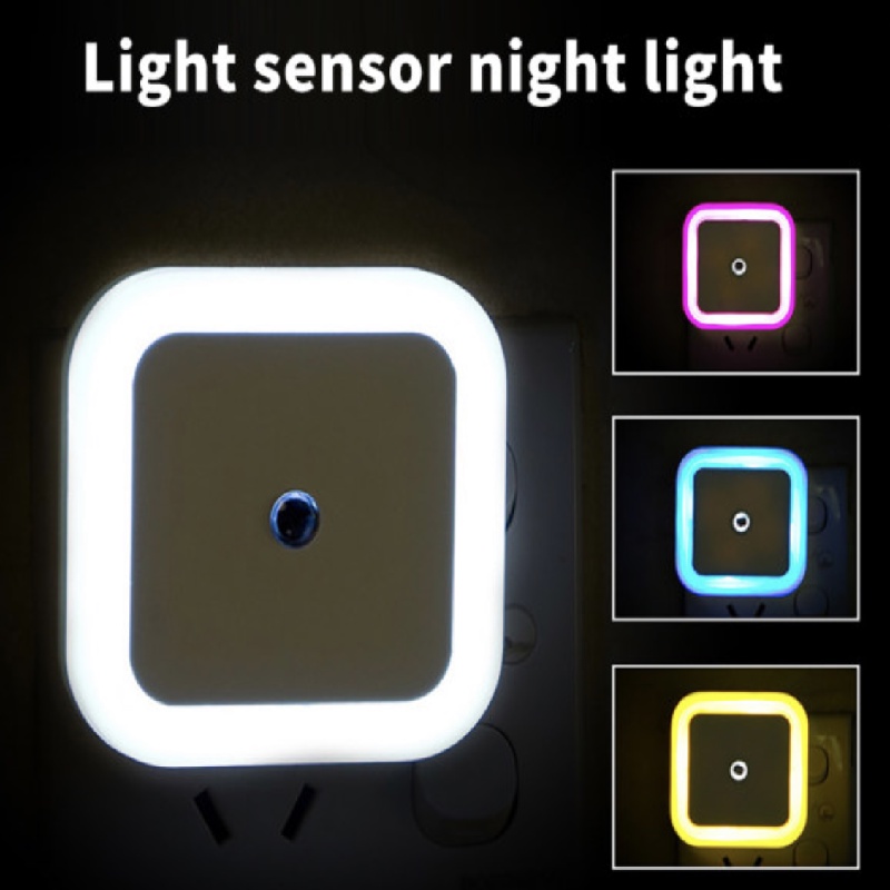 LED Night Light Sensor Control Night Lamp Energy Saving LED Sensor Lamp