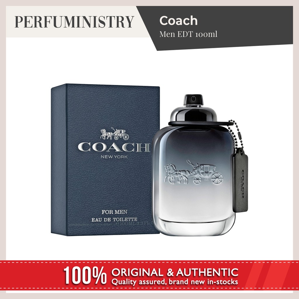 Perfuministry Coach Man Edt For Men Tester Perfume Fragrances Shopee Singapore