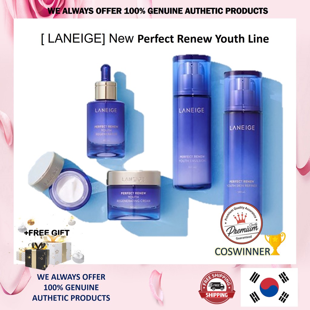 [LANEIGE] Perfect Renew Youth Skin Refiner/Regenerator/Emulsion/Cream
