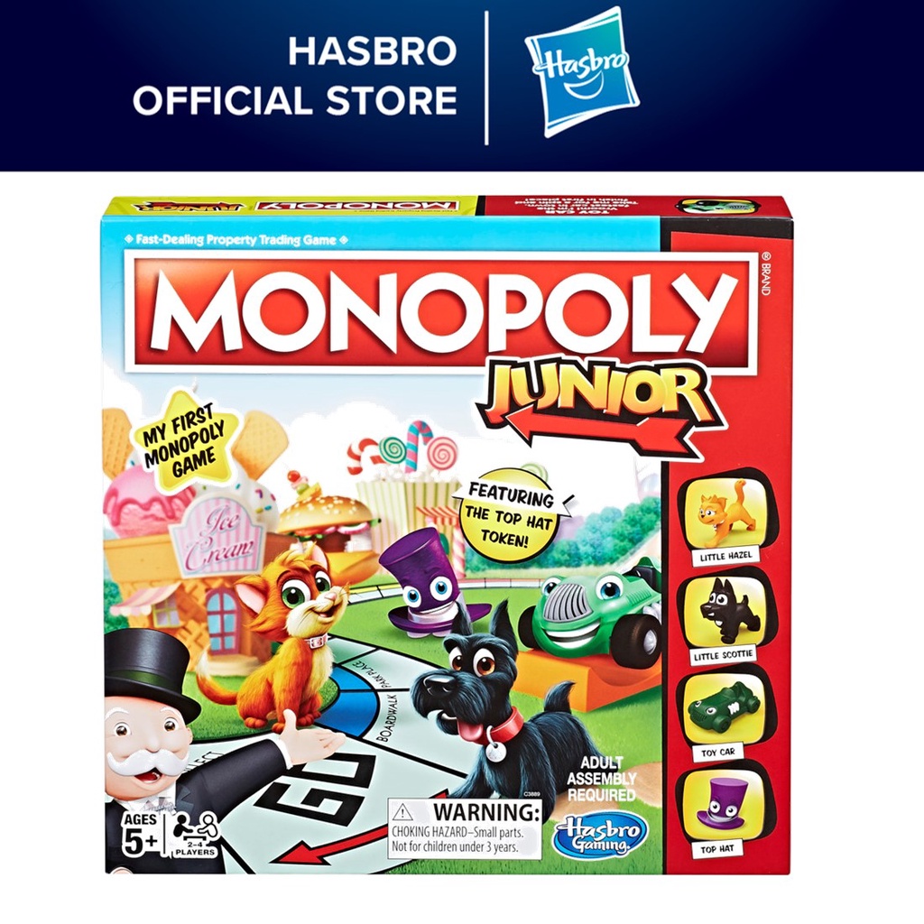 Monopoly Junior Board Game for Kids Amazon Exclusive Ages 5 and Up