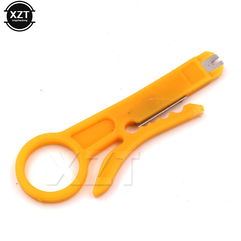 9cm wire stripping knife yellow network cable knife UTP STP cable wire