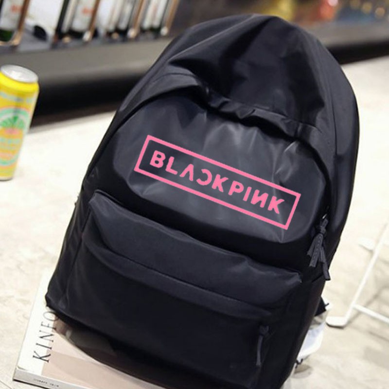 black pink brand backpack