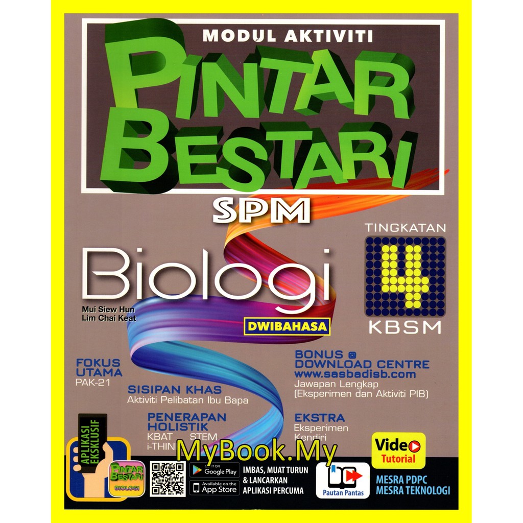 Myb Practice Book 4 Level Activitivation Module Biology Biology Of Dual Languages Sasbadi Shopee Singapore