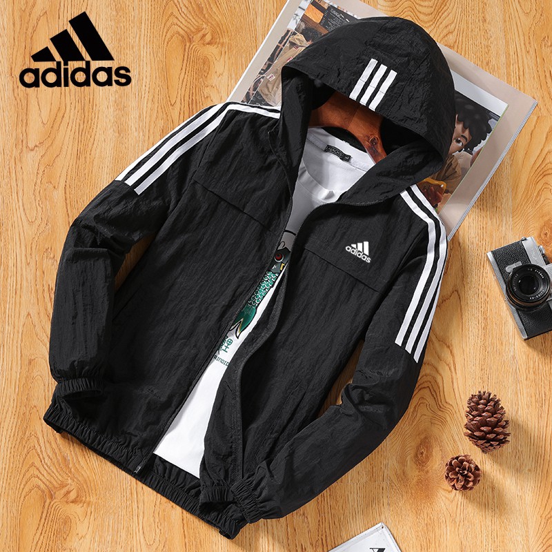 thin adidas jacket