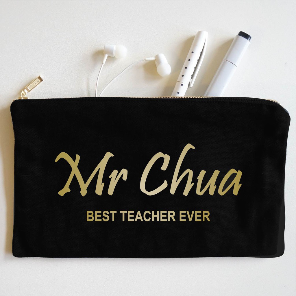 Teachers Gift Personalised Gift Personalized Pouch Best - personalised any name roblox jigsaw puzzle gift present