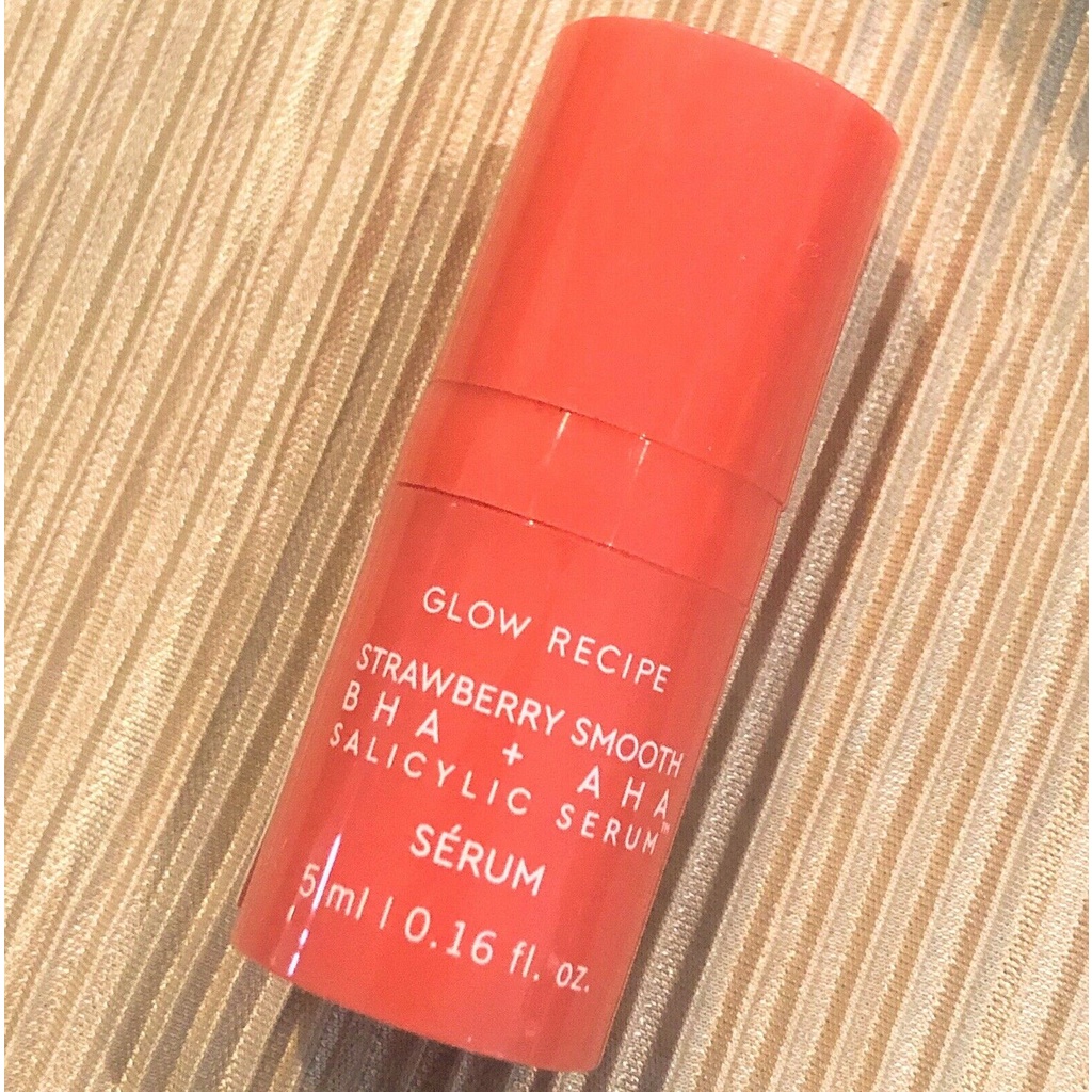 Glow Recipe Strawberry Smooth AHA + BHA Salicylic Serum 5ml | Shopee ...