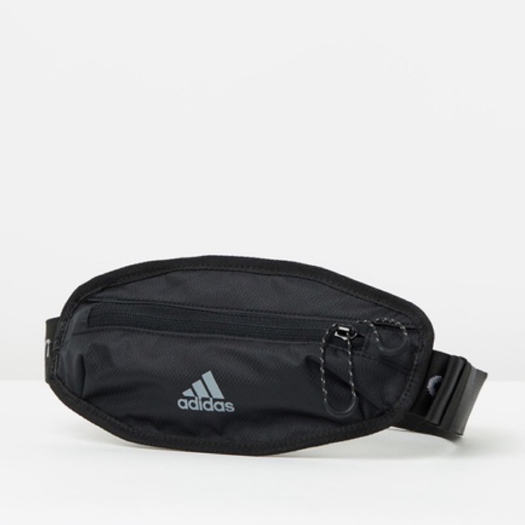 Adidas running waist pouch in black 