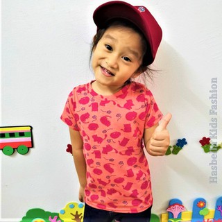  Baju  Budak Lelaki  Comel  Cute Kids Boy Shirt 1 9Y Red 