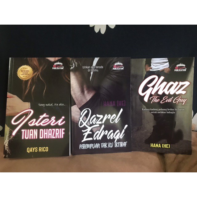 New Mystery Novels Of Tuan Dhazrif Qazrel Edraqi Ghaz By Hana He Shopee Singapore