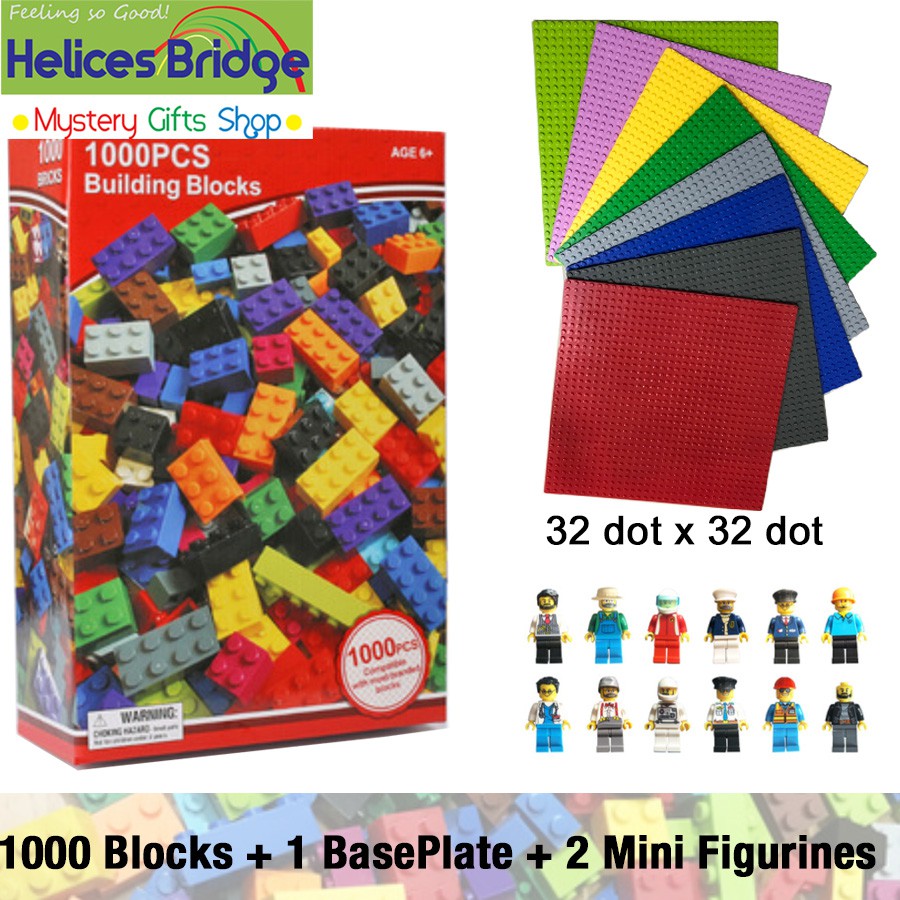 1000pcs bricks set