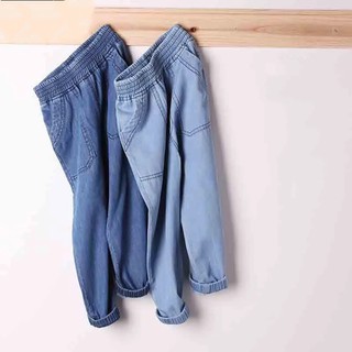 Summer Children's Jeans Mosquito Pants Thin Boys Casual baby pants