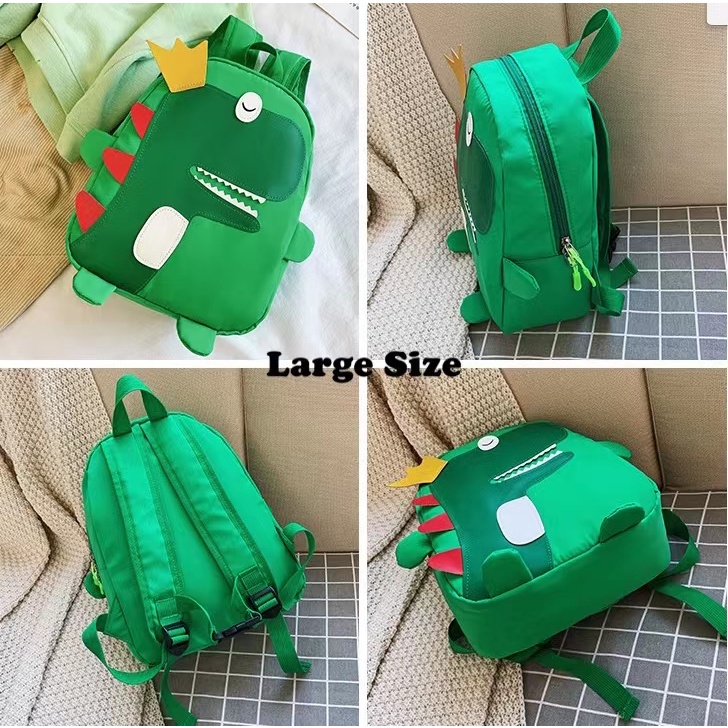 【ZCMom】Small/Large Kids Dinosaur Backpack l Kindergarten Baby School Bag l Children Cartoon Bag l Children Backpack – >>> top1shop >>> shopee.sg