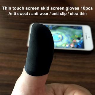 Prevent Sweat Finger Gloves for Play Phone Games Finger Sleeve for Using Phones Touch Screen Gloves for Game Controller