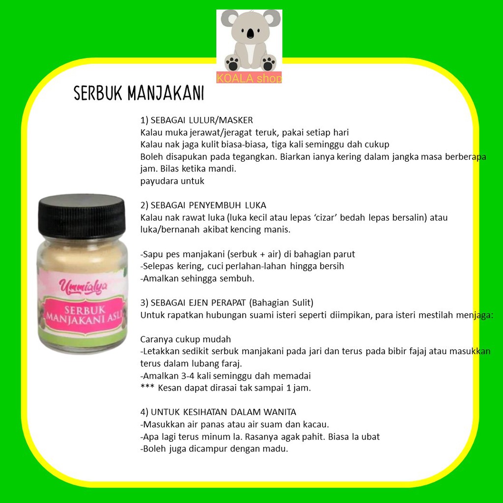 Shop Malaysia Besen Tangas Rempah Tangas Manjakani Powder Butt Soap Pregnant Woman Handlebar Developer Set Shopee Singapore