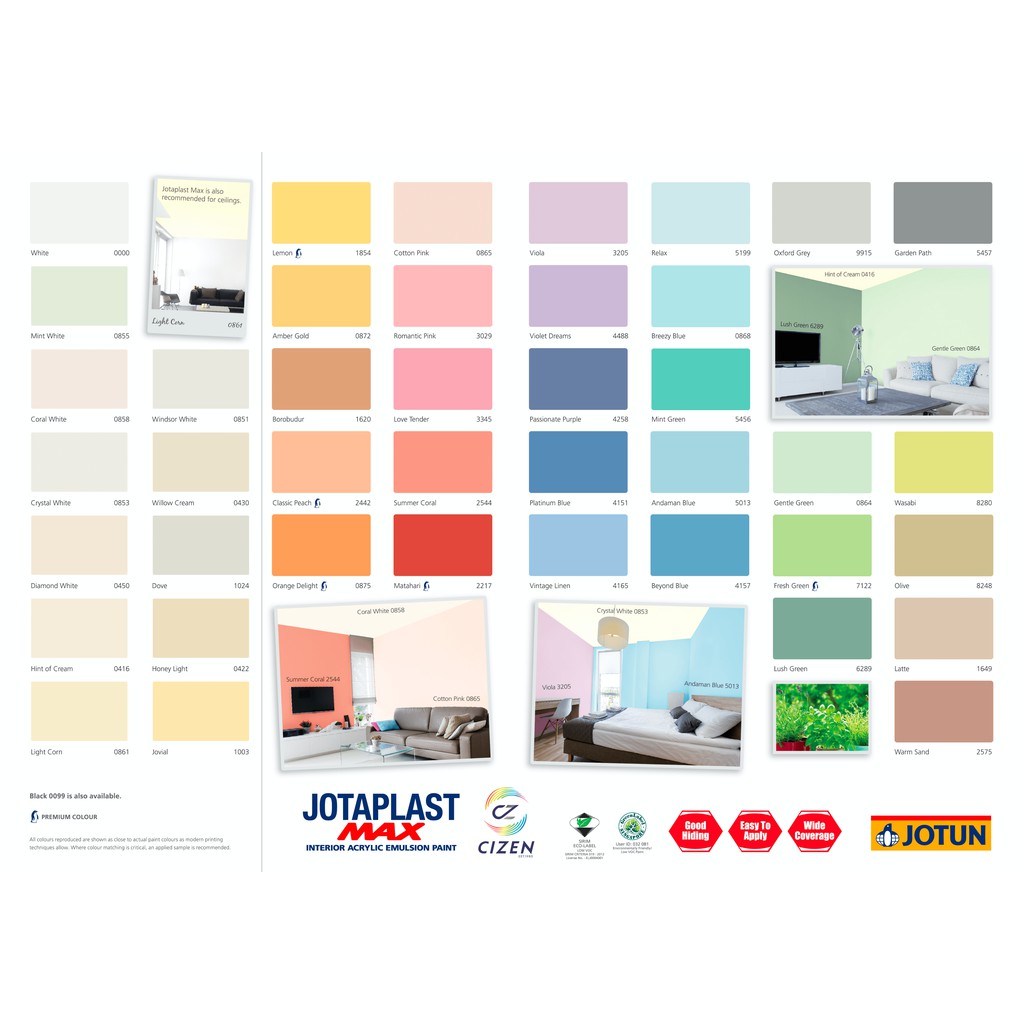 Jotun 7lt Jotaplast Max Colour Emulsion Paint Shopee Singapore