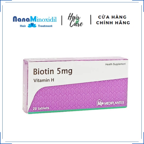 Biotin 5mg - Vitamin H Supplement Helps Hair Grow Fast And Healthy | Shopee  Singapore