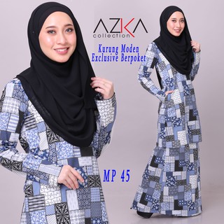  MERDEKA  Kurung  Moden  Exclusive Berpoket by Azka 