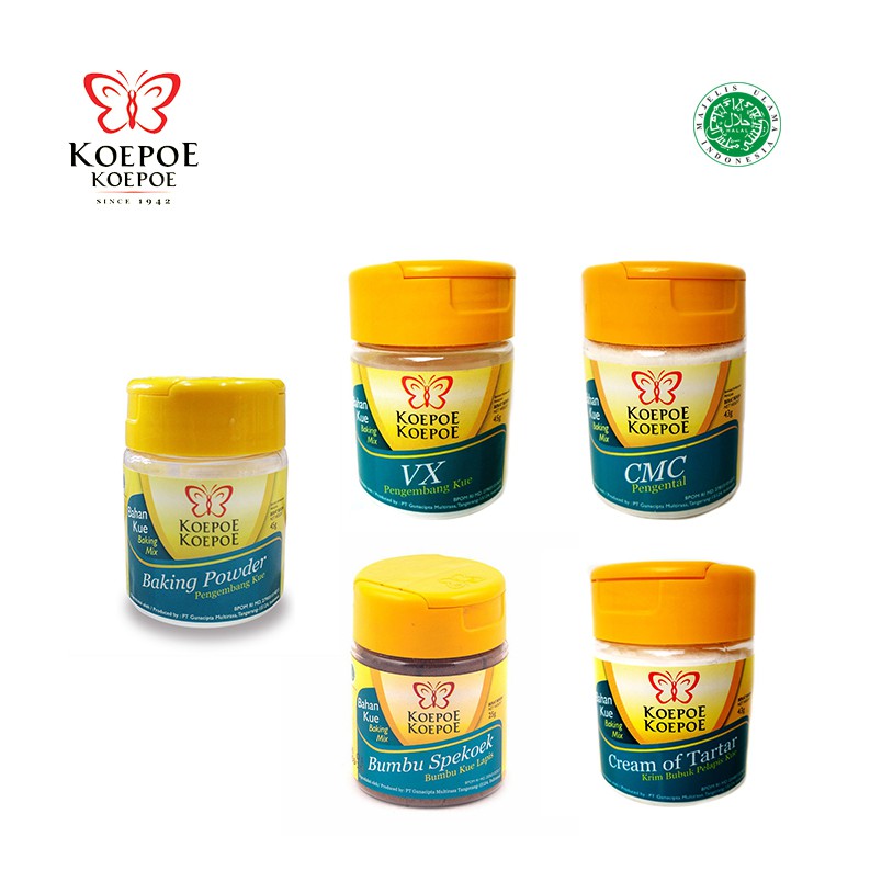 Koepoe Cream Of Tartar Cmc Vx Baking Powder Halal Shopee Singapore
