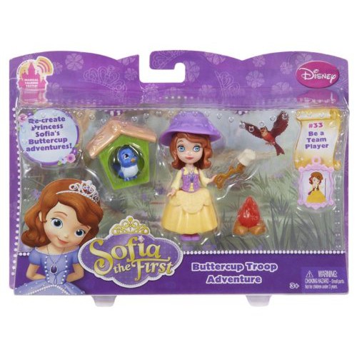 Original Disney Sofia the First - Buttercup Troop Adventure Playset ...